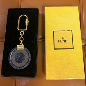 Fendi logo key ring